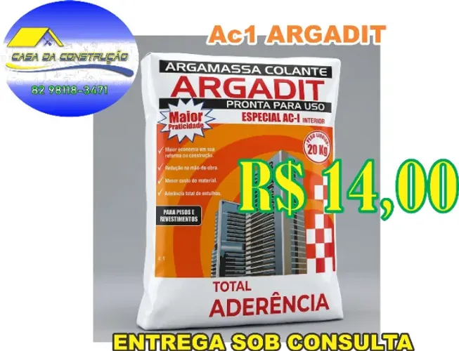 ARGAMASSA ARGADIT AC1- 20KG