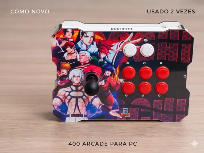 Vendo Controle Arcade para PC, ideal para quem busca a experiência real dos jogos de luta 