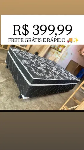 Cama box casal