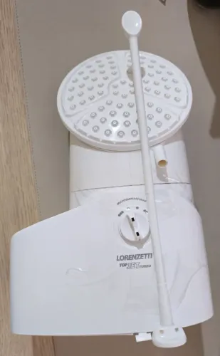 Chuveiro Top Jet Turbo Multitemperaturas 220v 7500 W Lorenzetti Branco (sem resistência)