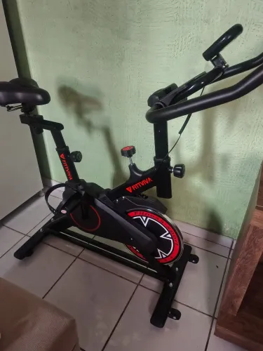 Bicicleta ergométrica nova top pra vender logo