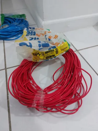 Fio 2,5mm² vermelho 40 metros sil