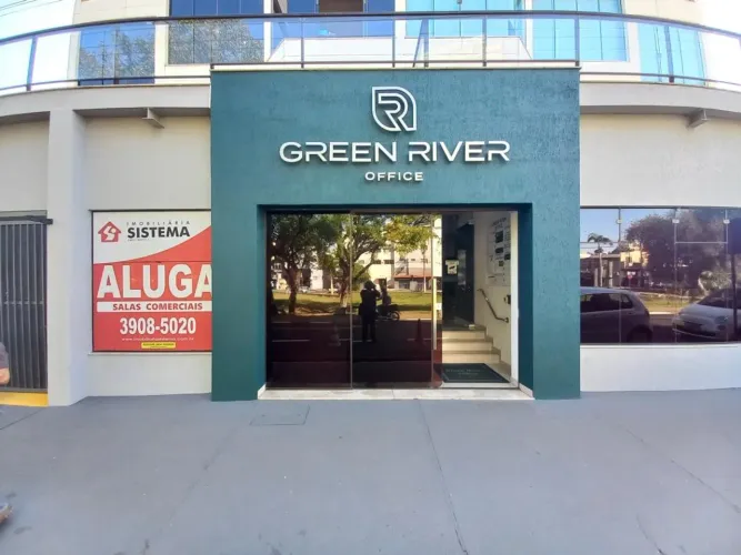 Salas comerciais no condomínio ED GREEN RIVER OFFICE em Presidente Prudente