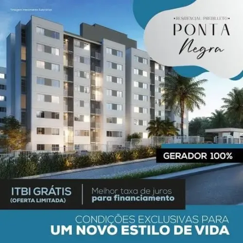 Alugo Apartamento 3 a dormitórios. Predileto ponta negra .
