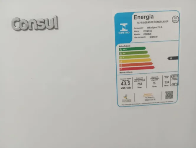 Geladeira consul Frost Free