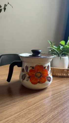 Leiteira mãe Ágata vintage floral