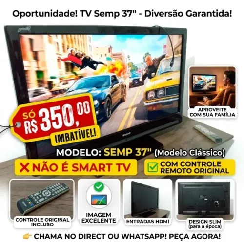 Televisão Semp 42" (Não é Smart)