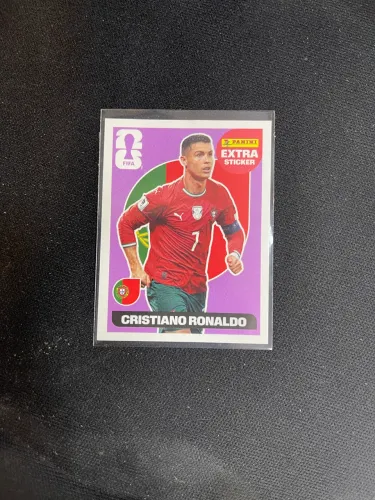 Cristiano Ronaldo Bordô/Lilás Extra Sticker 2026