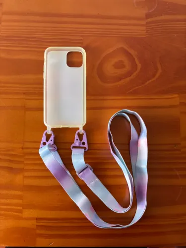 Capinha para iPhone com Cordão Transversal - Estilo Crossbody | Colorida