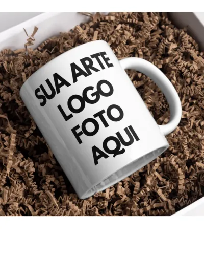 Caneca Personalizada Com Foto, Logo, Arte, Profissão Brinde