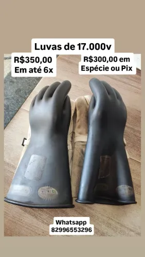 Luvas de baixa e média tensão. *96