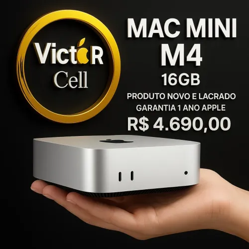 Mac Mini M4 16GB RAM 2025 | Lacrado | Novo