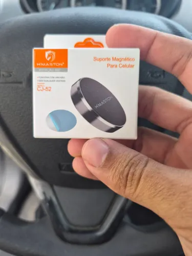 SUPORTE MAGNÉTICO DE FÁCIL INSTALAÇÃO PARA CARRO OU MOTO