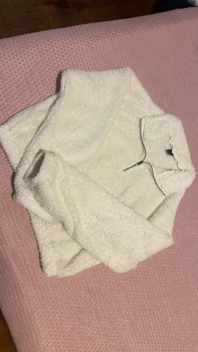 Casaco peludinho feminino