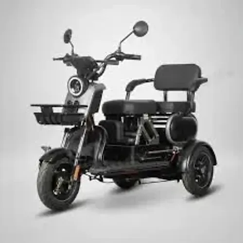 Triciclo Elétrico Vanshida 1000W (preto) ( ZERO KM - SOMOS LOJA )  BATERIA DE LITIO