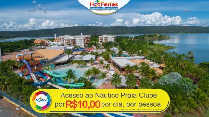 Náutico Flat (até 5 pessoas) com acesso ao Náutico Praia Clube por R$10,00!