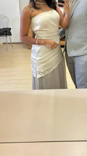 Vestido madrinha (champanhe)