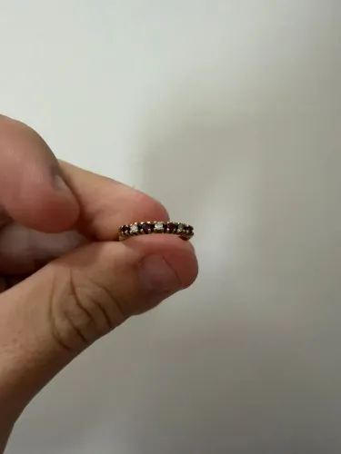 Anel em ouro 18k cravejado 1,6 gramas $1800