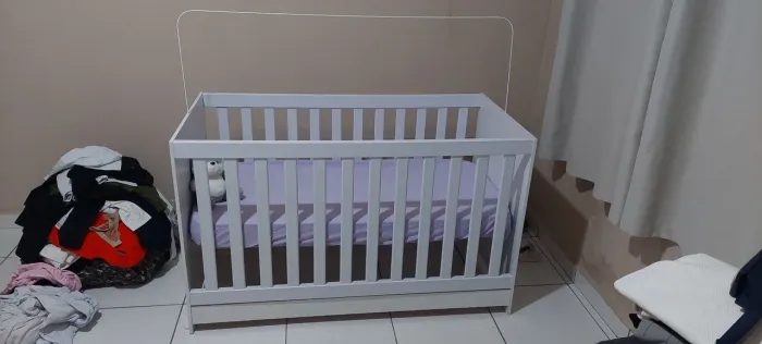 Berço Branco Seminovo