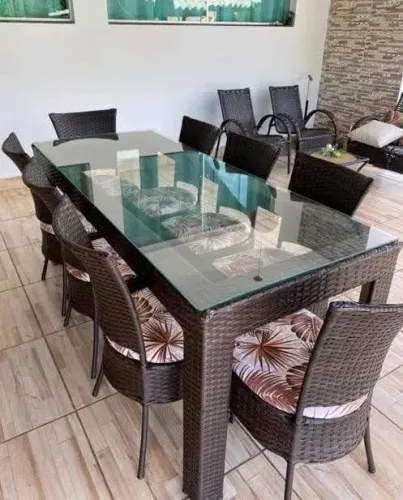 Conjunto de mesa com 6 lugares, já garante a sua para sua ceia de natal