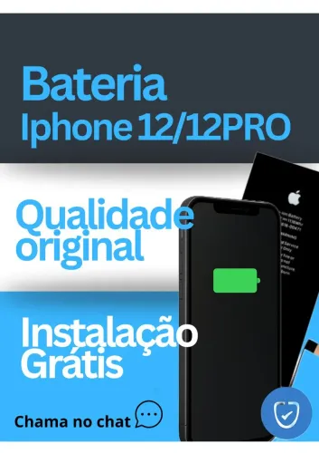 Bateria iPhone 12/12PRO Nova lacrada