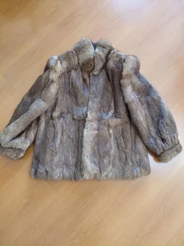 Casaco 100% pelo de Coelho, marca Polo norte M