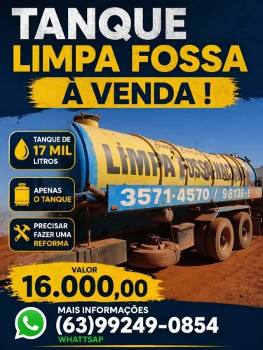 Tanque Limpa Fossa