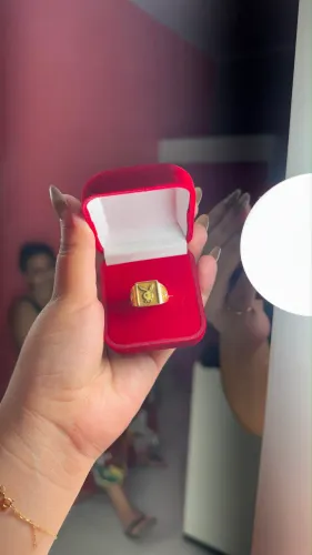 Vendo pulseira, cordão e anel tudo ouro
