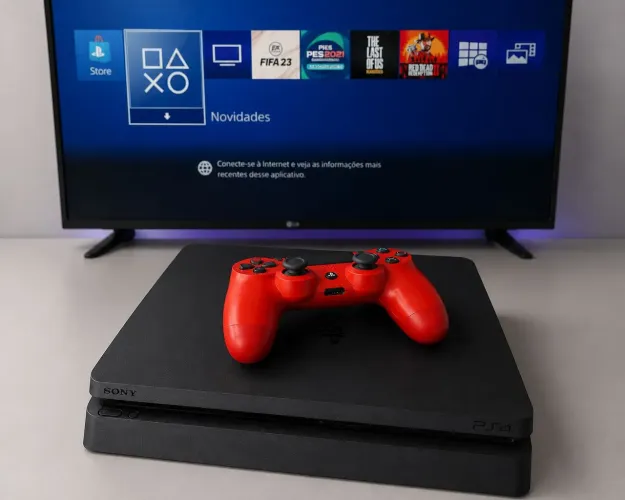 PS4 Desbloqueado 9.0 GoldHen 1TB + Controle