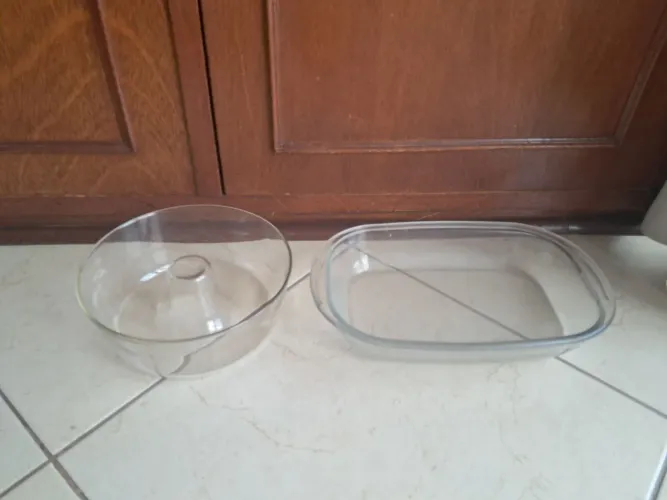 Pirex e Forma de Vidro