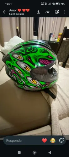 Vendo Capacete Norisk. NOVO