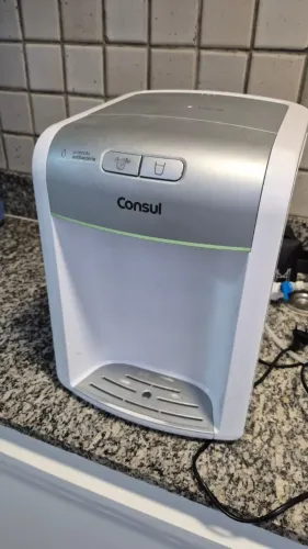 Purificador de Água Consul Branco Refrigerado, com Proteção Antibactérias - CPB34AS