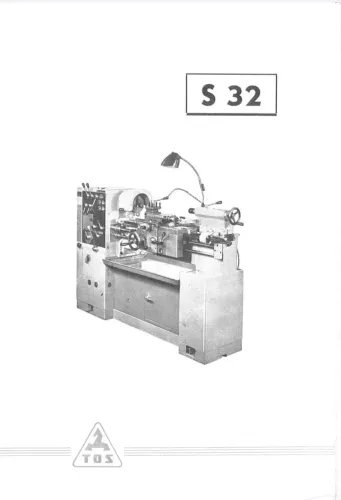 Manual Torno Tos S32