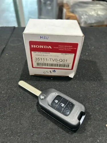 Chave canivete Completa Honda Fit HRV WR-V 2015-2018 Original Novo