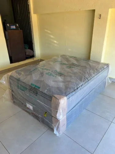 Cama box casal Magnum premium molas ensacadas nova ((ENTREGO GRATIS))