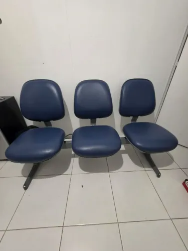 Longarinas para clínica, consultório, recepção 
