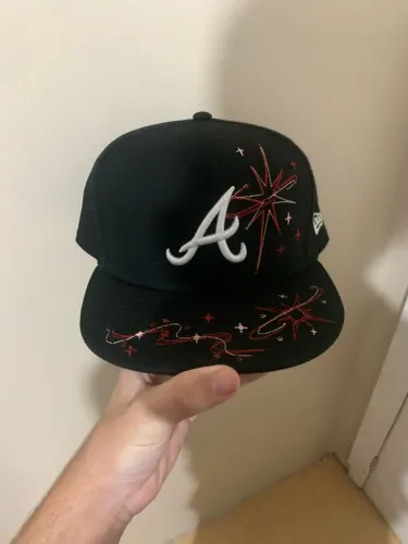 Boné New Era Vermelho e Preto