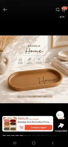 Bandeja Decorativas e para casa, escritório porta acessórios