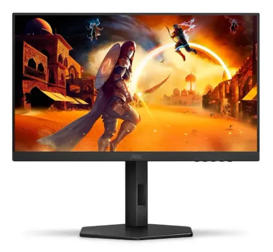 Monitor Gamer AOC 24", Full HD, 180Hz, 0.5ms, IPS, DisplayPort e HDMI, Altura Ajustável