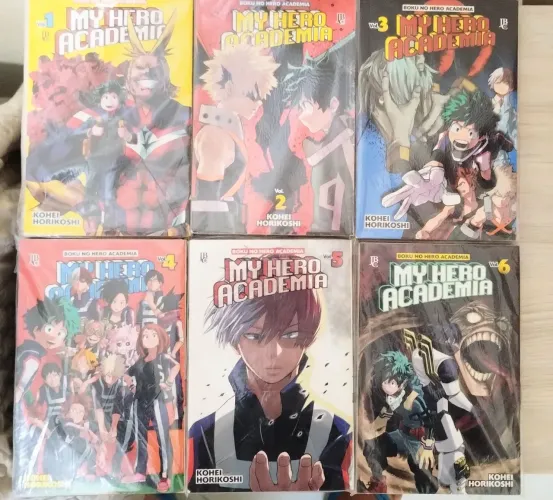 Mangás My Hero Academia (Boku no Hero) 01 ao 07 - Não vendo separado