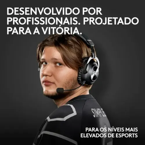 Headset Gamer Sem Fio Logitech G PRO X 2 LIGHTSPEED Com Microfone Removível, Drivers de Gr
