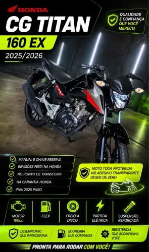Titan 160 ex 2025/2026