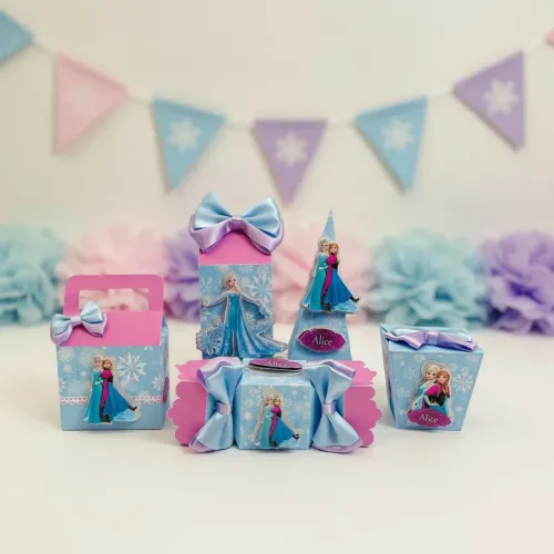 KIT FROZEN PERSONALIZADOS PARA FESTA INFANTIL