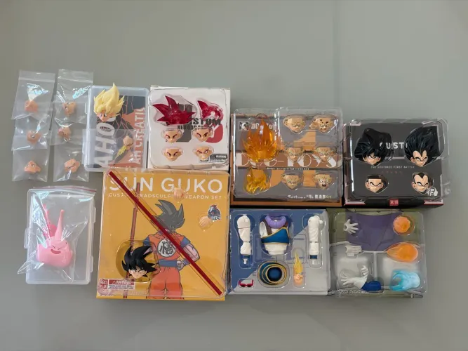 SH Figuarts Acessórios Kits e Heads