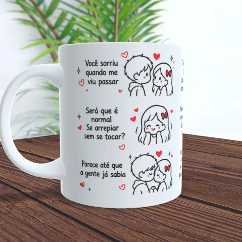 Caneca em porcelana
