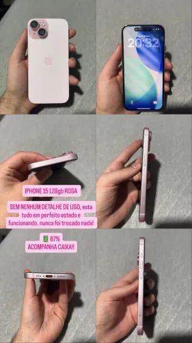 iPhone 15 128gb Rosa