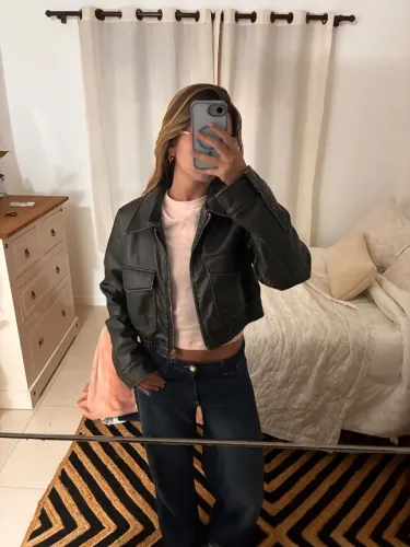 jaqueta zara bomber, tamanho m