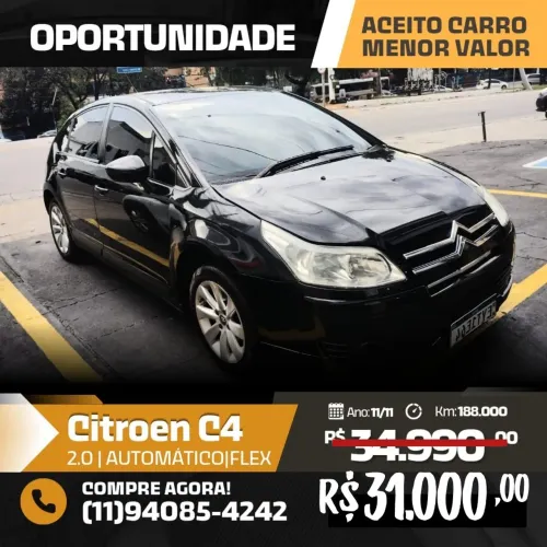 Citroen C4 GLX 2.0 Flex 16V 5P Aut. 2011