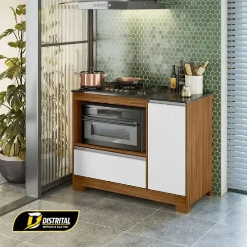 Balcão Para Cooktop NT3050 5 Bocas Novo