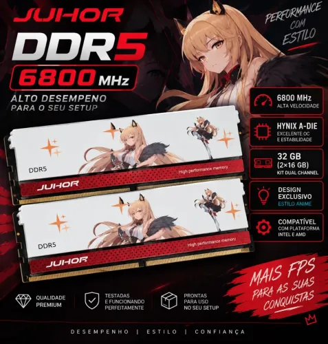 Troca/venda 2 x 16  (32GB) DDR5 6800 Hynix A-Die
